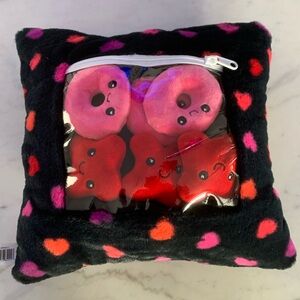 Way to Celebrate Valentine's Day XOXO Tic Tac Toe Plush Set Pillow